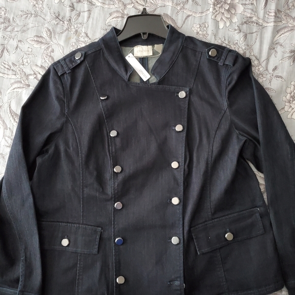 Chico's military stype jacket - NWT - Picture 4 of 9